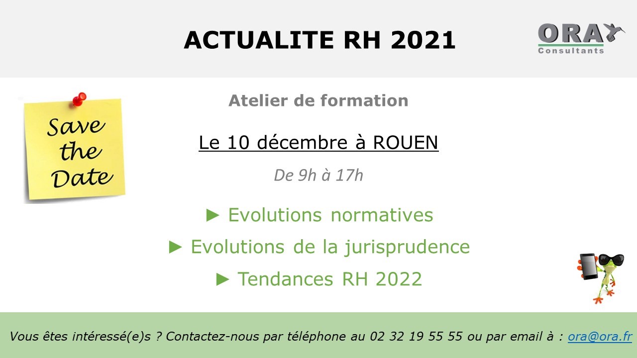 Actualité RH - ORA CONSULTANTS 10 décembre 2021